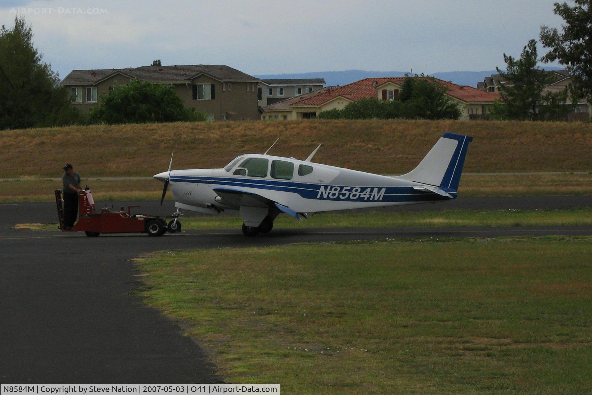 N8584M, 1963 Beech 35-B33 Debonair C/N CD-676, 1963 Beech 35-B33 Bonanza at Woodland Aviation @ Watts-Woodland Airport, CA