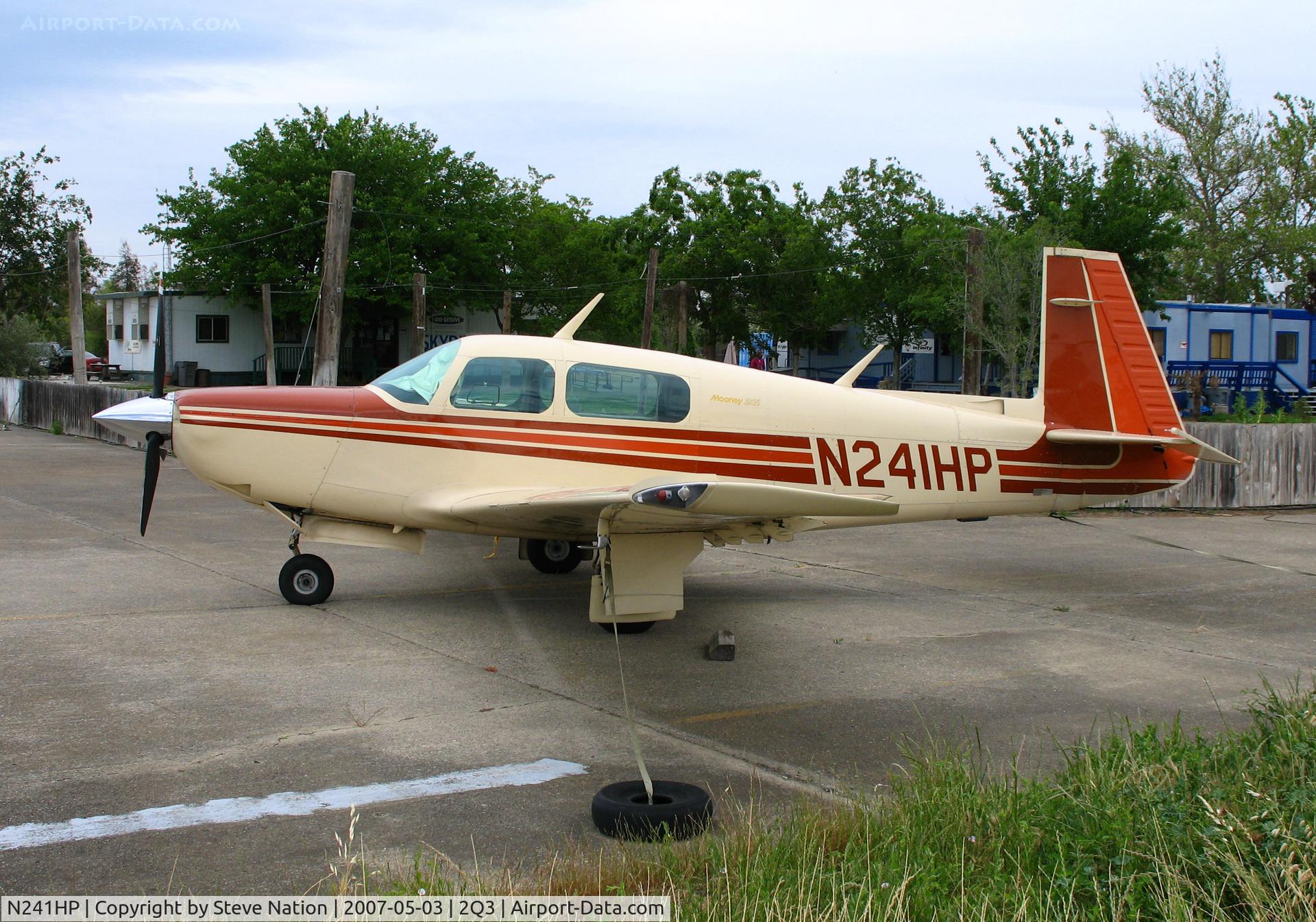 N241HP, 1984 Mooney M20K C/N 25-0804, 1984 Mooney M20K from Anchorage, AK @ Yolo County Airport, CA