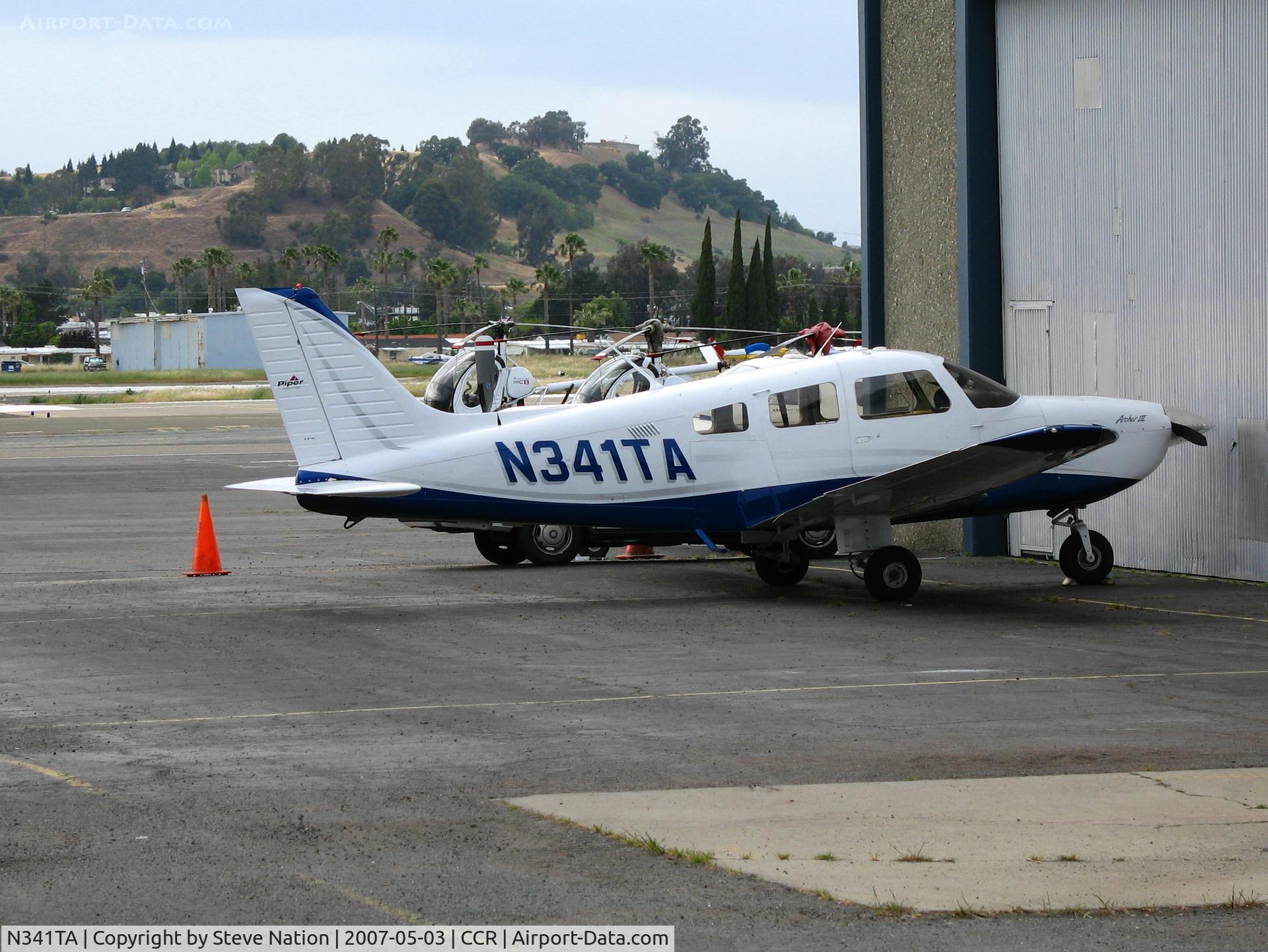 N341TA, 2006 Piper PA-28-181 C/N 2843634, Travis AFB Aero Club 2007 Piper PA-28-181 @ Buchanan Field (Concord), CA
