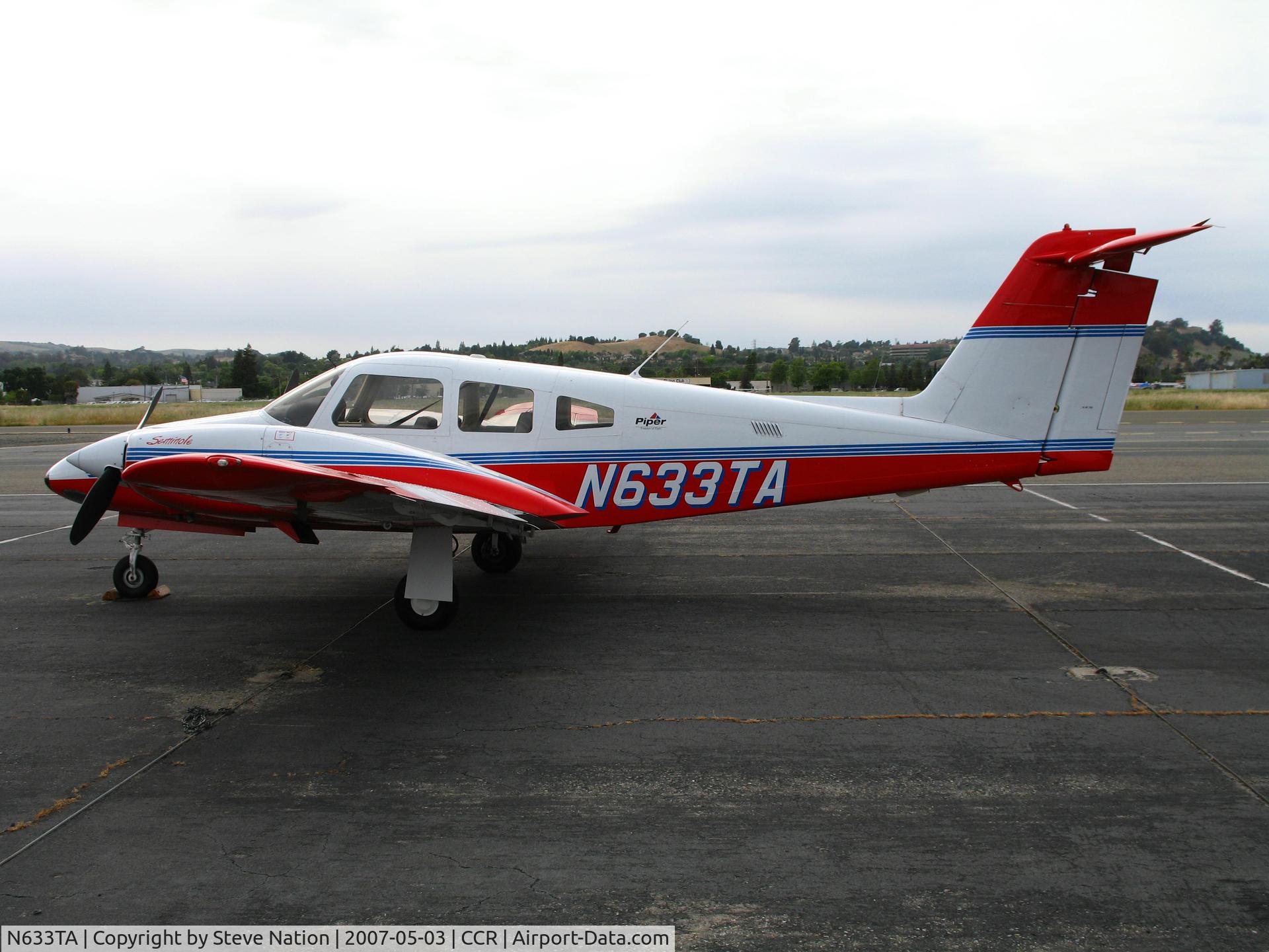 N633TA, 2001 Piper PA-44-180 Seminole C/N 4496052, Pacific States Aviation 2001 Piper PA-44-180 @ Buchanan Field (Concord), CA