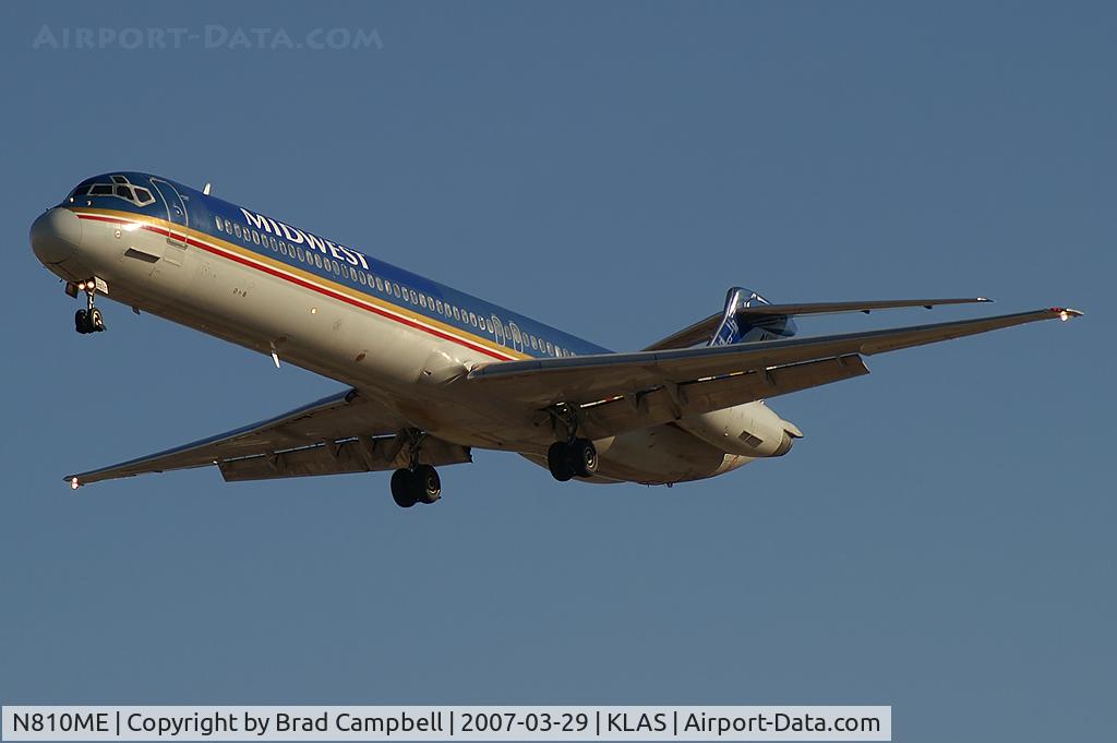 N810ME, 1981 McDonnell Douglas MD-82 (DC-9-82) C/N 48072, Midwest Airlines / 1981 McDonnell Douglas DC-9-82 (MD-82)