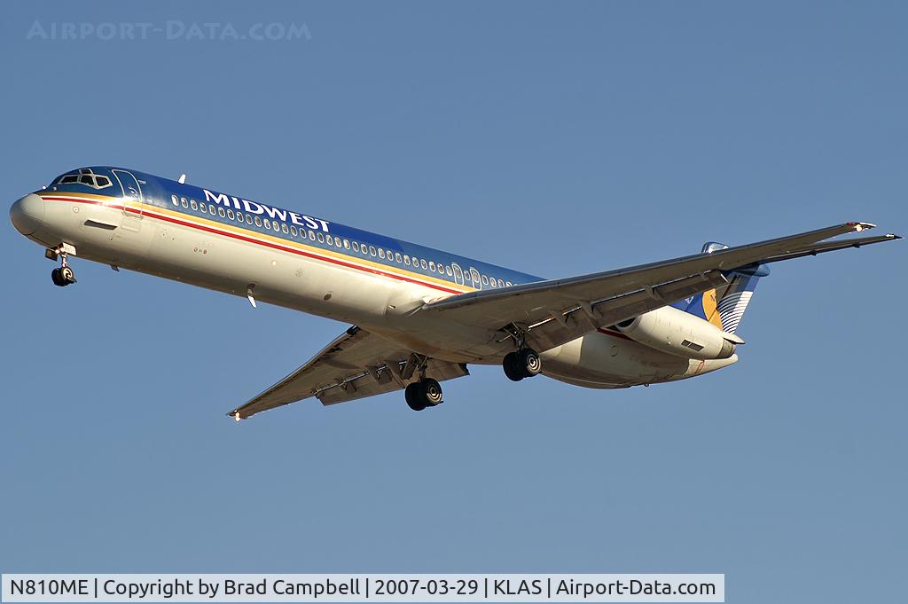 N810ME, 1981 McDonnell Douglas MD-82 (DC-9-82) C/N 48072, Midwest Airlines / 1981 McDonnell Douglas DC-9-82 (MD-82)