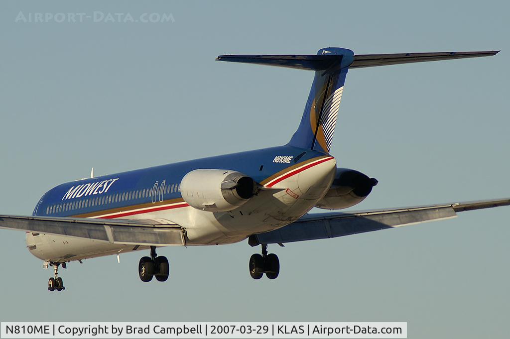 N810ME, 1981 McDonnell Douglas MD-82 (DC-9-82) C/N 48072, Midwest Airlines / 1981 McDonnell Douglas DC-9-82 (MD-82)