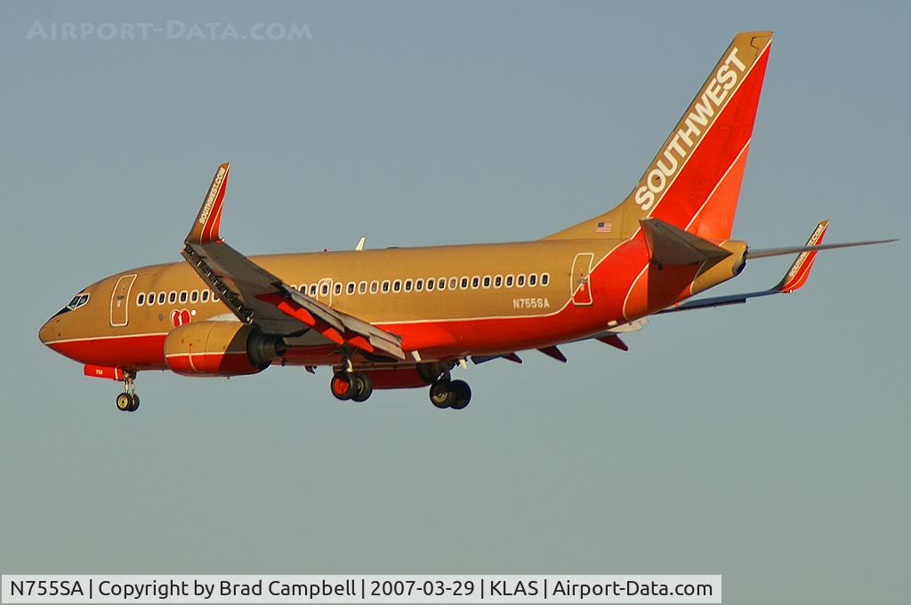N755SA, 1999 Boeing 737-7H4 C/N 27871, Southwest Airlines / 1999 Boeing 737-7H4