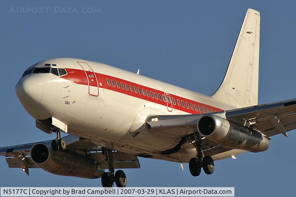 N5177C, 1974 Boeing 737-200 C/N 20693, J.A.N.E.T. Airlines - EG & G / 1974 Boeing 737-200
