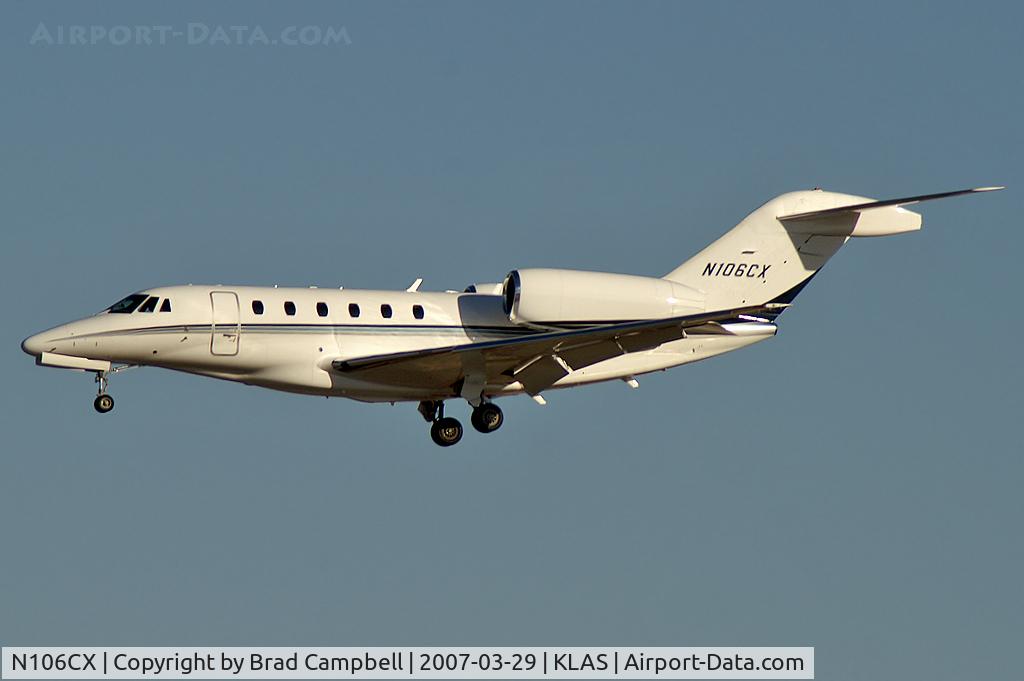 N106CX, 2000 Cessna 750 Citation X Citation X C/N 750-0106, Mike's Airplane Rentals Inc. - Tampa, Florida / 2000 Cessna 750