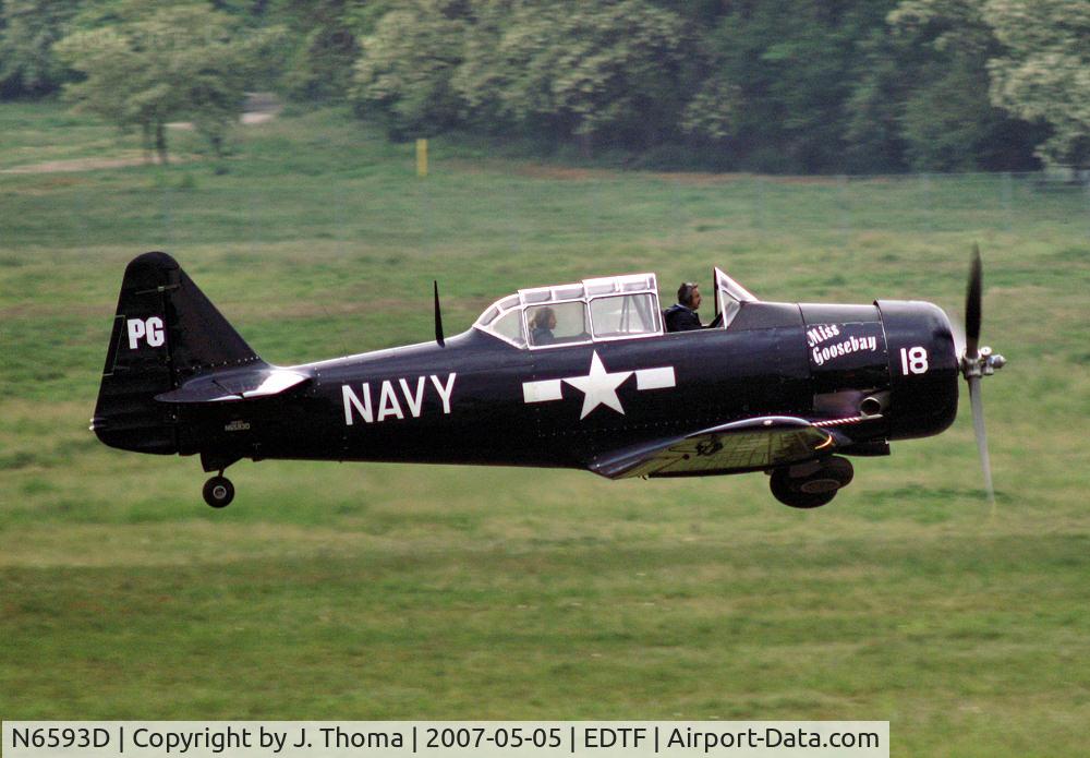 N6593D, 1949 North American T-6G Texan C/N 168-471, North American T-6 Harvard
