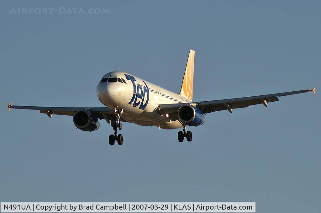 N491UA, 2002 Airbus A320-232 C/N 1741, Ted Airlines / 2002 Airbus A320-232