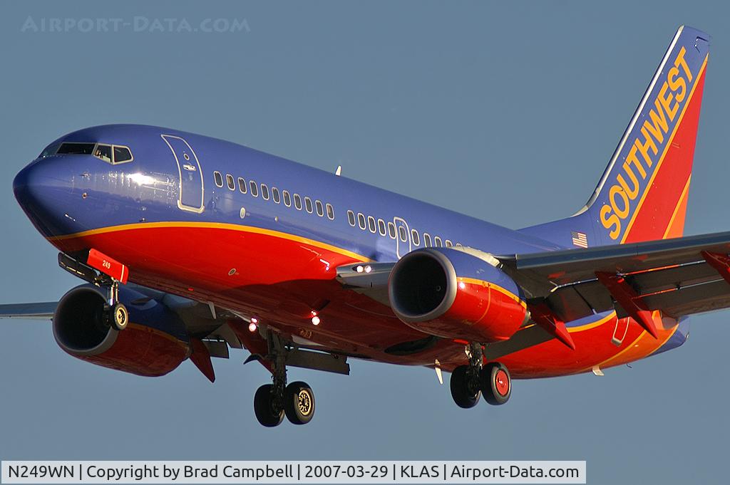 N249WN, 2006 Boeing 737-7H4 C/N 34951, Southwest Airlines / 2006 Boeing 737-7H4