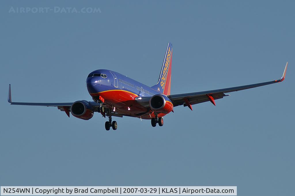 N254WN, 2006 Boeing 737-7H4 C/N 32512, Southwest Airlines / 2006 Boeing 737-7H4