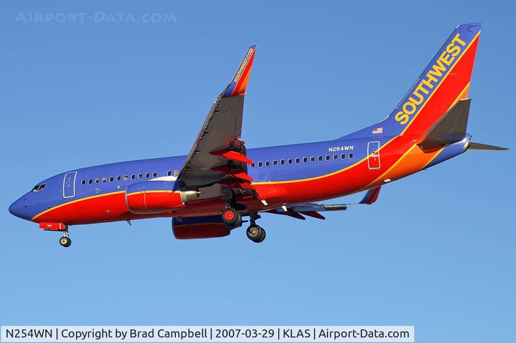 N254WN, 2006 Boeing 737-7H4 C/N 32512, Southwest Airlines / 2006 Boeing 737-7H4