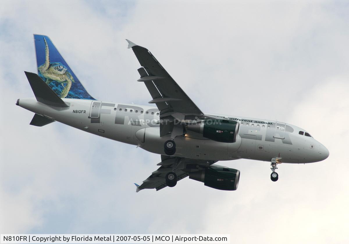 N810FR, 2007 Airbus A318-111 C/N 3110, Frontier's latest - 