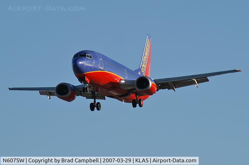 N607SW, 1995 Boeing 737-3H4 C/N 27927, Southwest Airlines - 'The June M. Morris' / 1995 Boeing 737-3H4