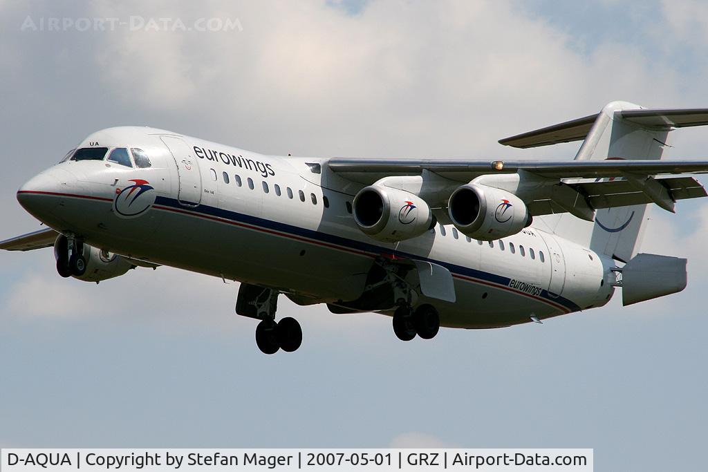D-AQUA, 1988 British Aerospace BAe.146-300A C/N E3118, Eurowings BAe 146-300
