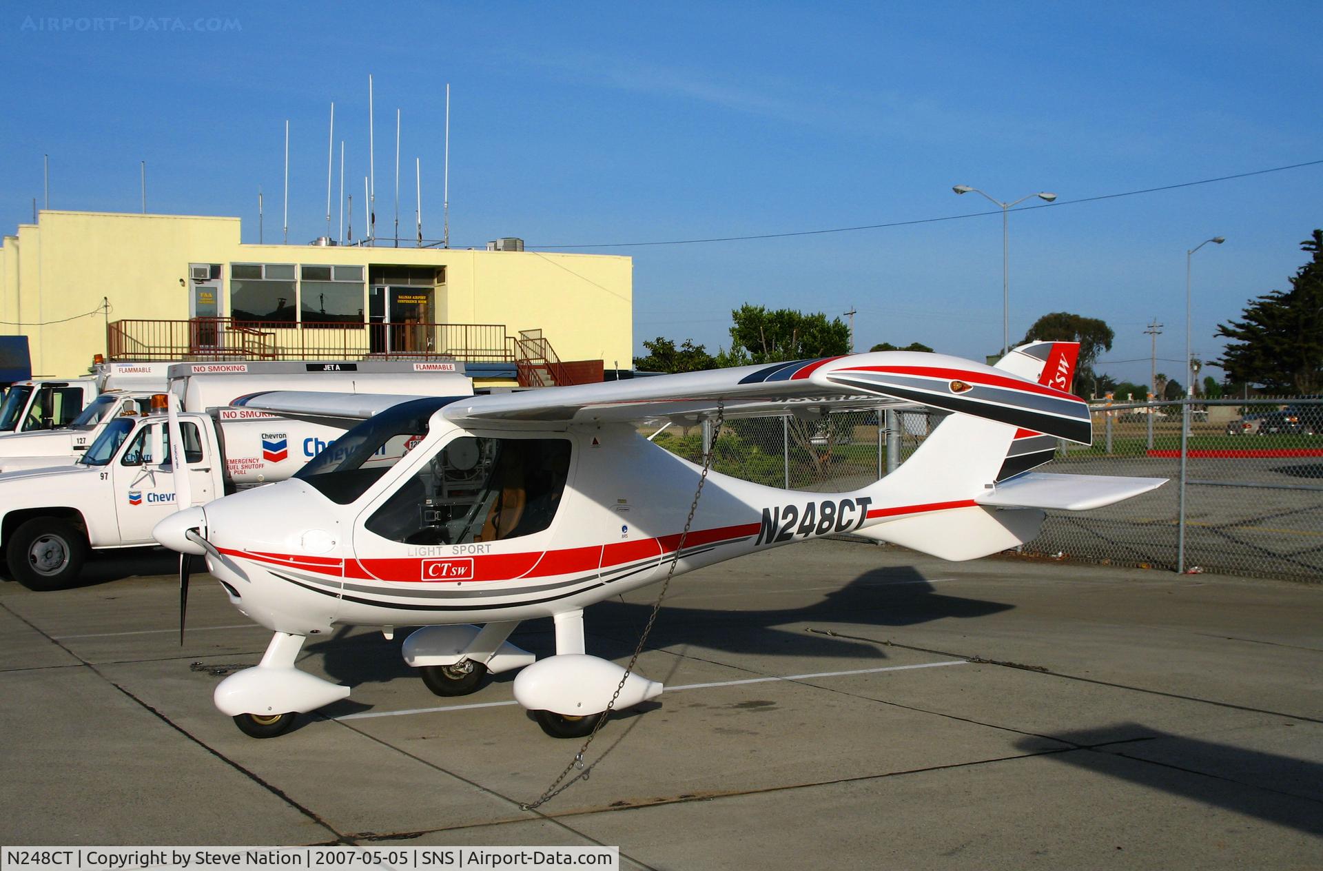 N248CT, 2006 Flight Design CTSW C/N 06-12-15, Light Sport Airplanes West brand new 2007 CSTW @ Salinas, CA