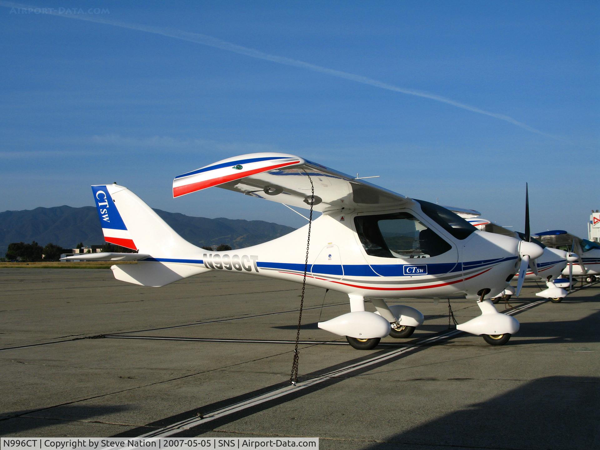 N996CT, 2006 Flight Design CTSW C/N 06-12-16, Light Sport Airplanes West factory fresh 2007 Flight Design CTSW @ Salinas, CA