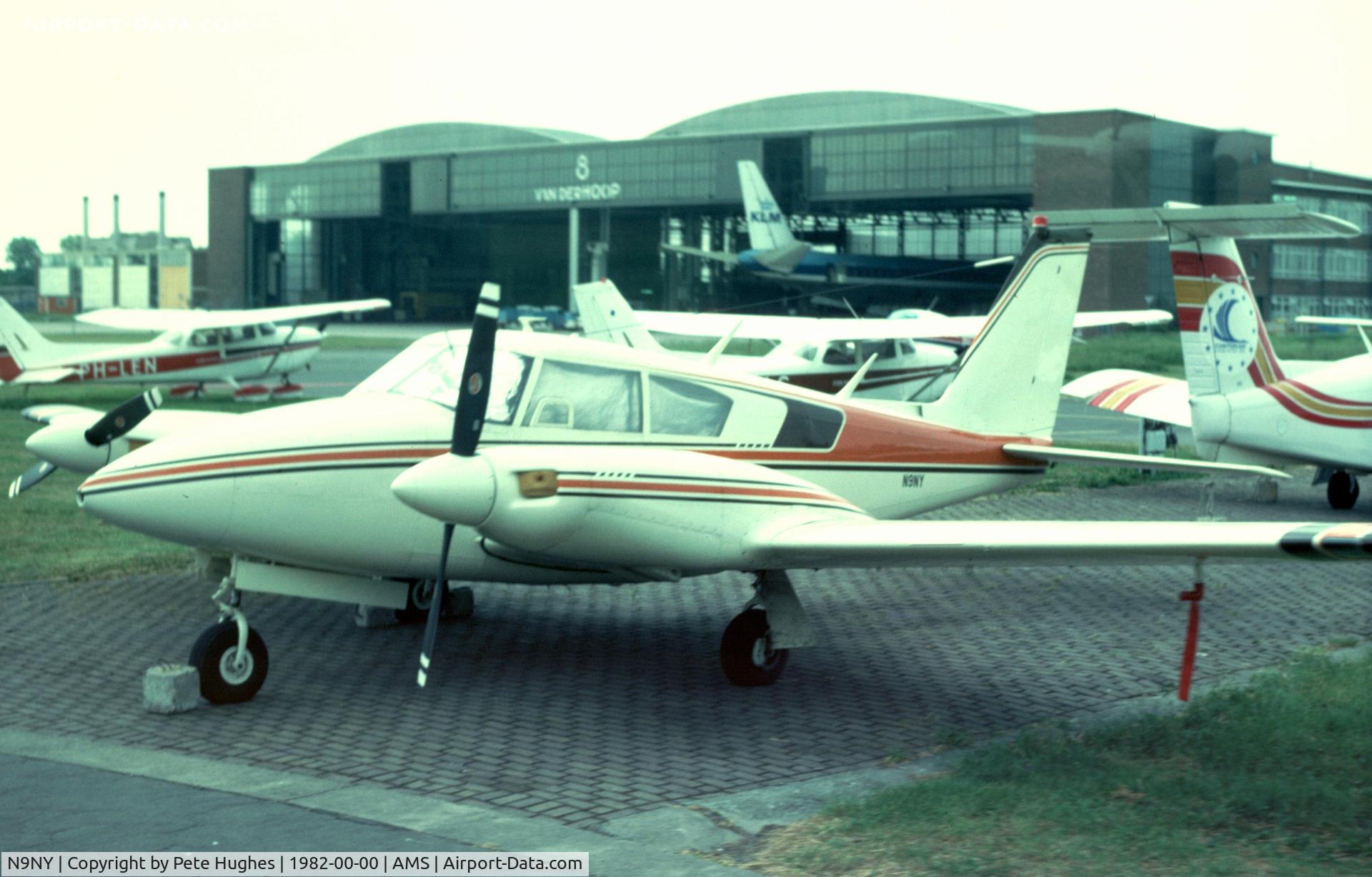 N9NY, 1965 Piper PA-30 Twin Comanche C/N 30-739, Twin Comanche at Amsterdam in 1982
