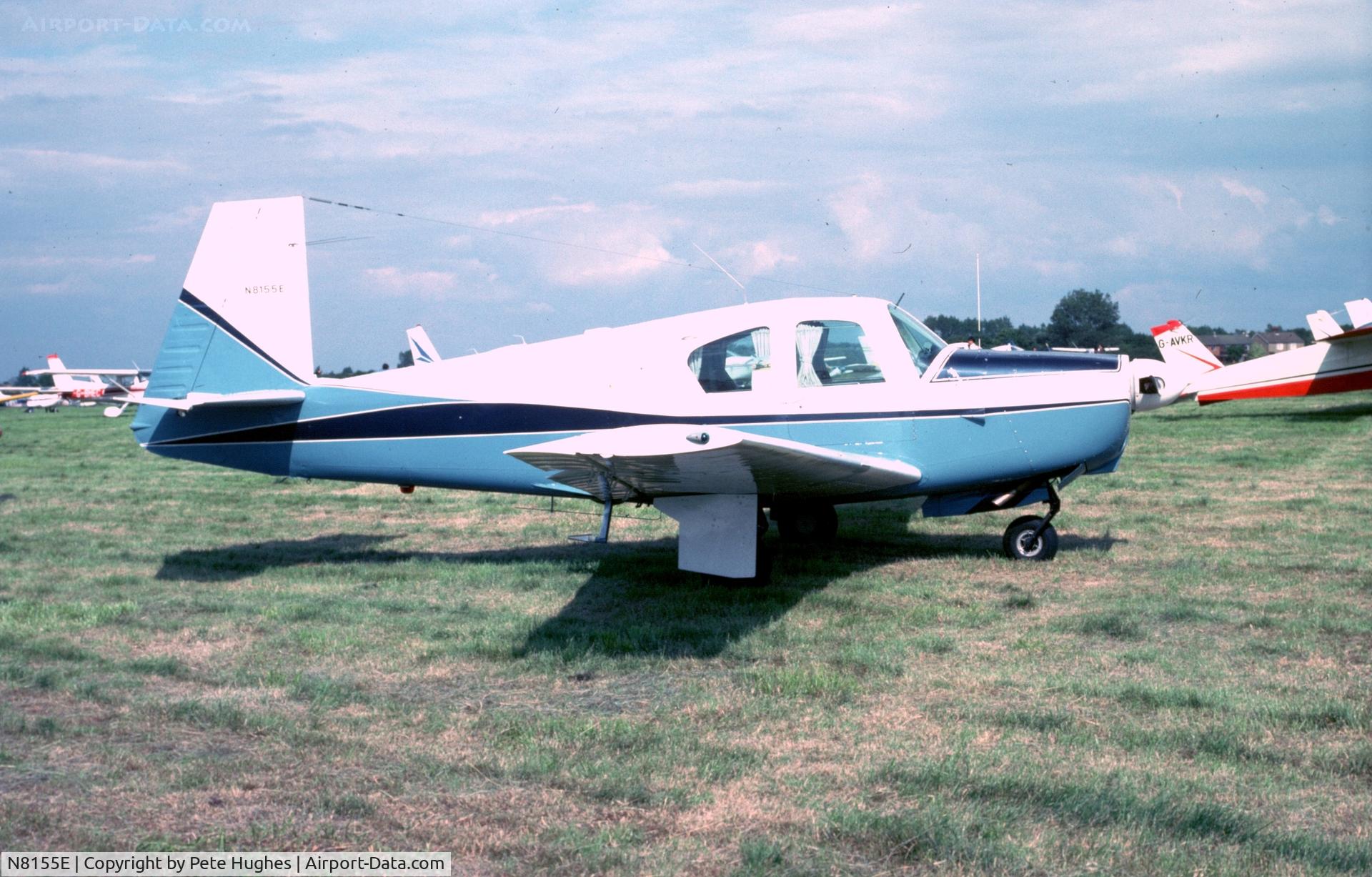 N8155E, 1959 Mooney M20A C/N 1426, Mooney M20A at a PFA Rally in the UK