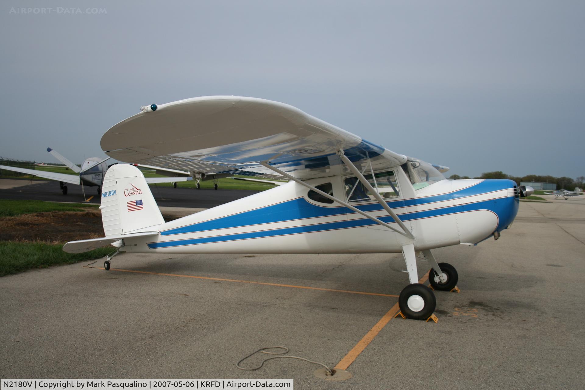 N2180V, 1948 Cessna 140 C/N 14409, Cessna 140