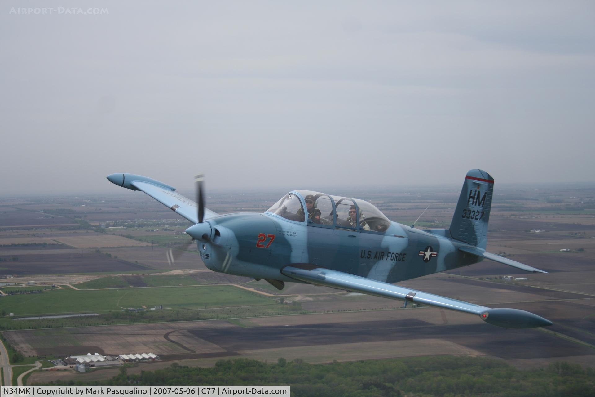 N34MK, 1953 Beech A45 C/N G-88, Beech T-34A