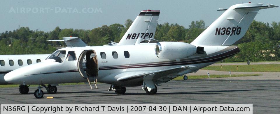 N36RG, 1996 Cessna 525 CitationJet C/N 525-0139, 1996 Cessna 525 in Danville Va.
