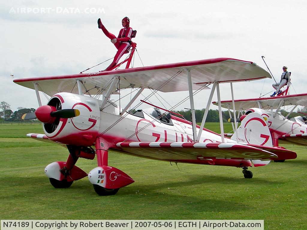 N74189, 1941 Boeing PT-17/R985 Kaydet (A75N1) C/N 75-717, Boeing A75N1 Stearman