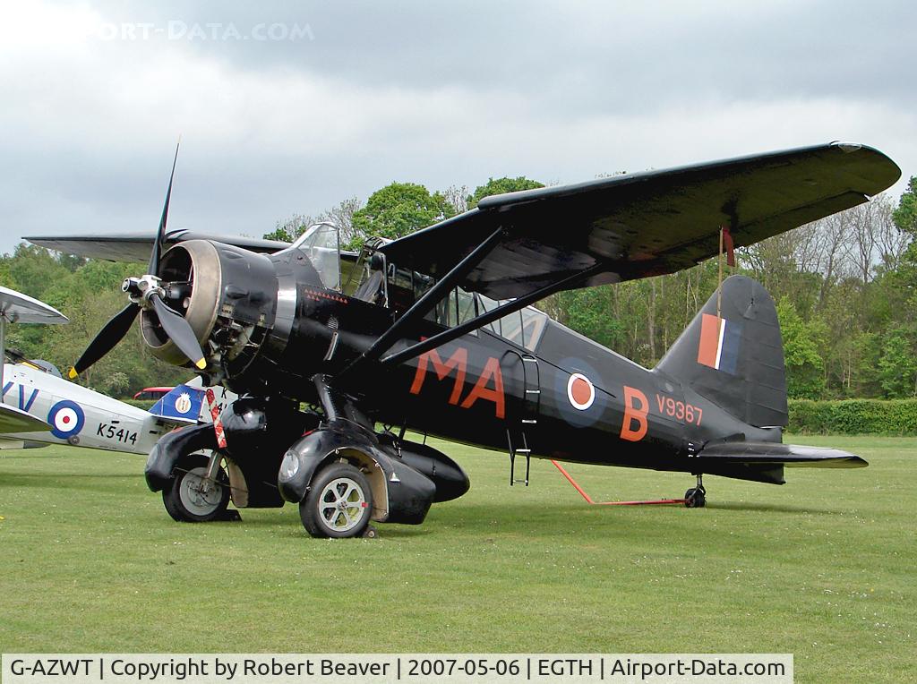 G-AZWT, 1938 Westland Lysander IIIA C/N Y1536, Westland Lysander IIIA