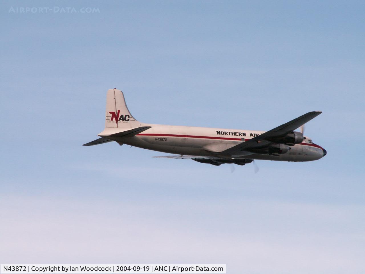 N43872, 1953 Douglas VC-118A Liftmaster (DC-6A) C/N 44665, Douglas DC-6/C-118A/Northern Air Cargo/Anchorage