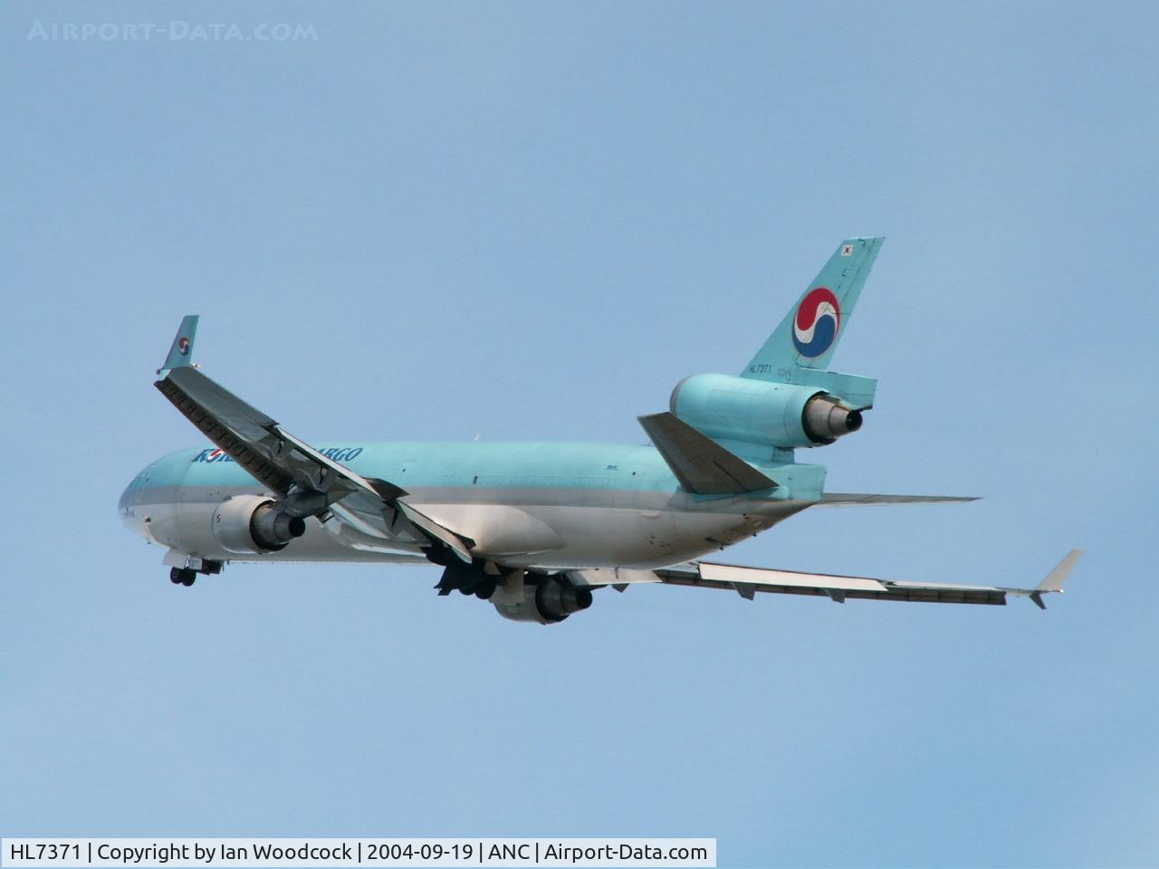 HL7371, 1990 McDonnell Douglas MD-11F C/N 48407, MD-11F/Korean Air/Anchorage
