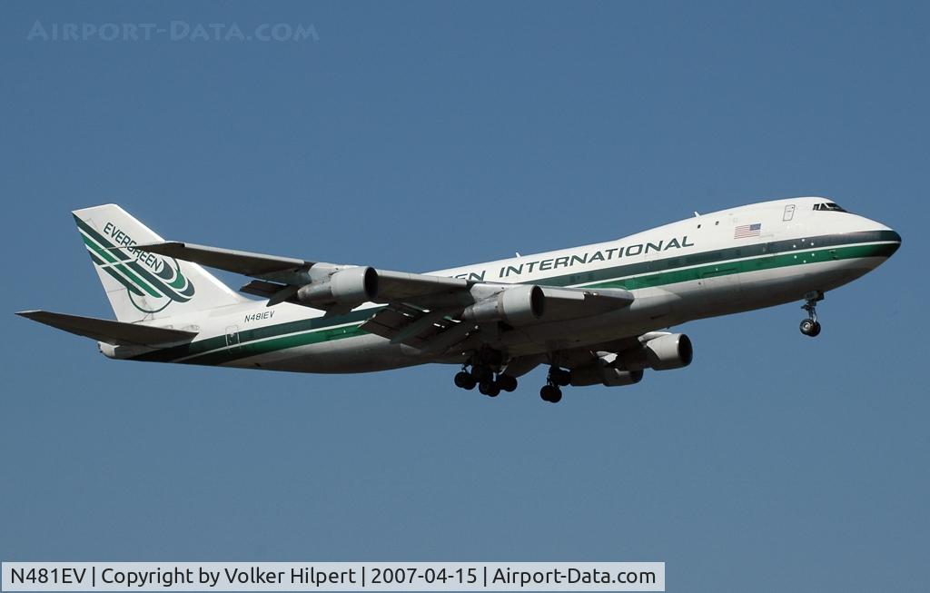 N481EV, 1970 Boeing 747-132 C/N 19896, Boeing 747-132SF