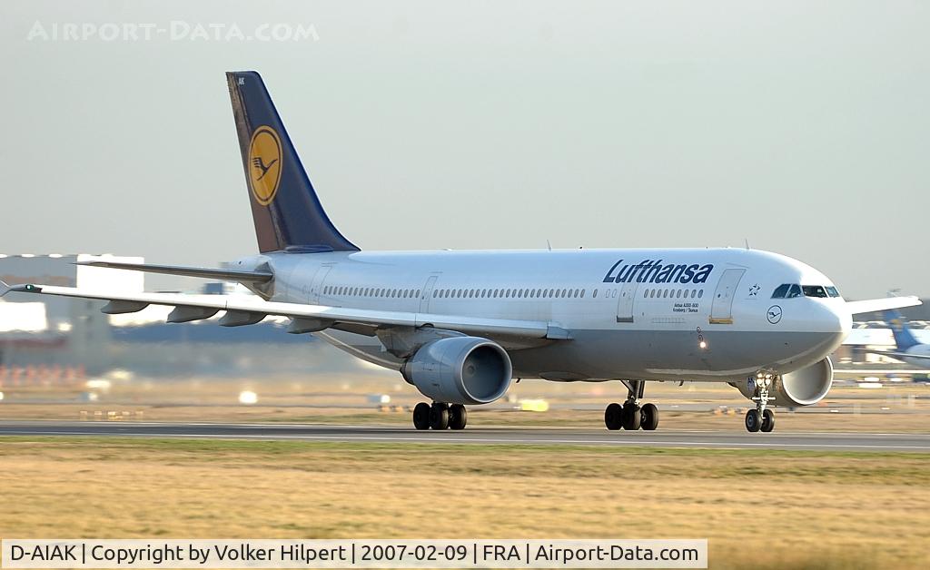 D-AIAK, 1987 Airbus A300B4-603 C/N 401, Airbus A300-603