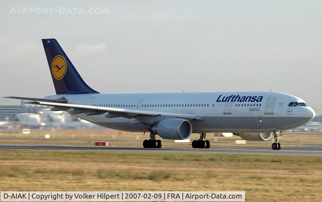 D-AIAK, 1987 Airbus A300B4-603 C/N 401, Airbus A300-603