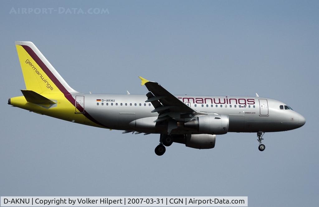 D-AKNU, 2005 Airbus A319-112 C/N 2628, Airbus A319-112