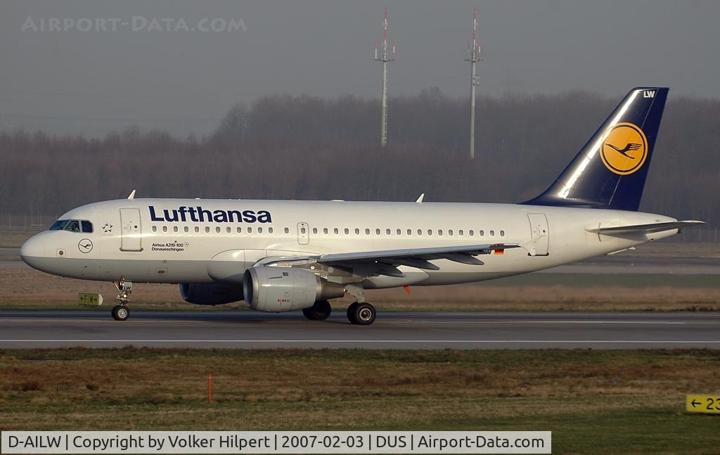 D-AILW, 1998 Airbus A319-114 C/N 853, Airbus A319-114