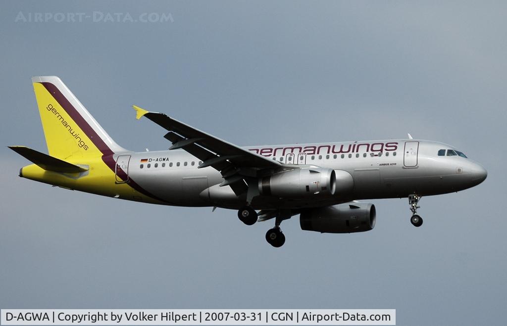 D-AGWA, 2006 Airbus A319-132 C/N 2813, Airbus A319