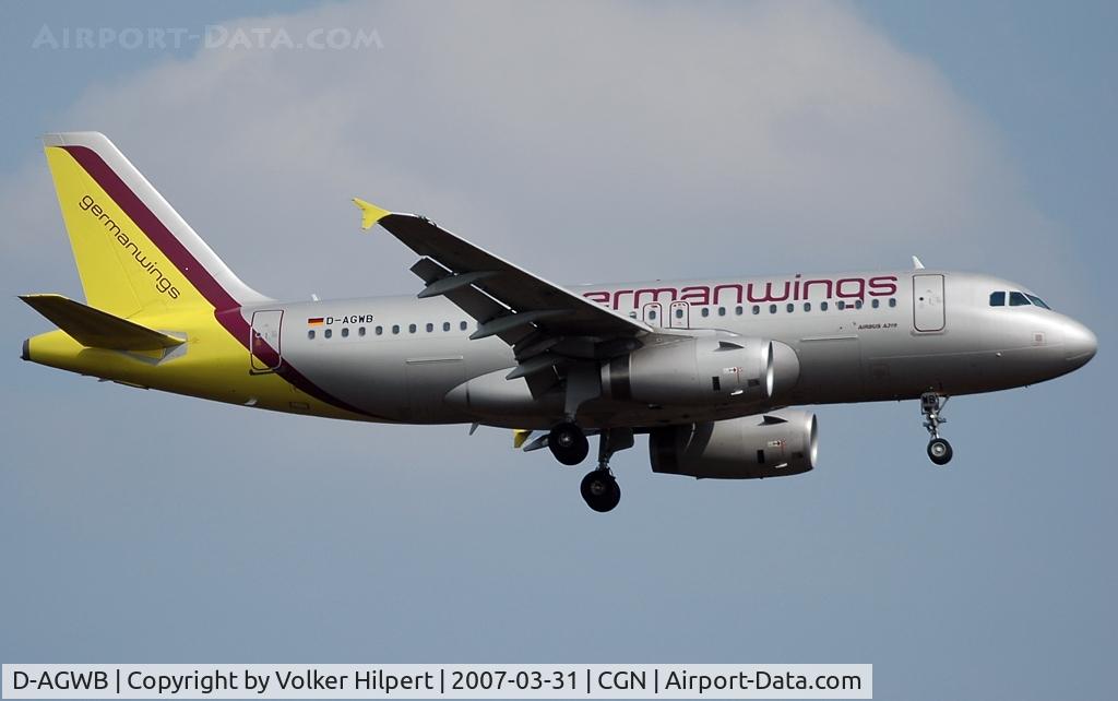 D-AGWB, 2006 Airbus A319-111 C/N 2833, Airbus A319