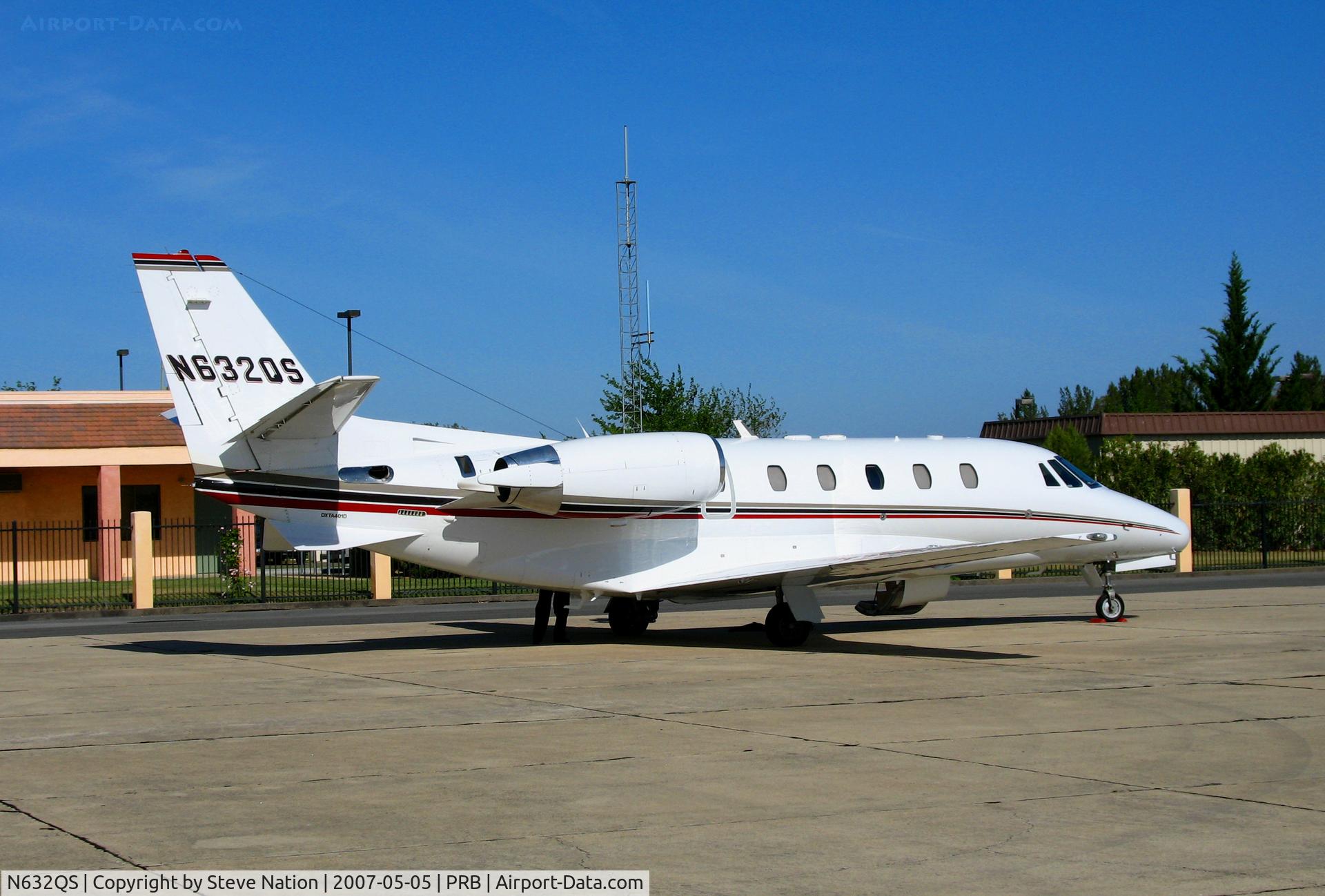 N632QS, 2000 Cessna 560 Citation Excel C/N 560-5132, Netjets 2000 Cessna 560XL visiting @ Paso Robles, CA