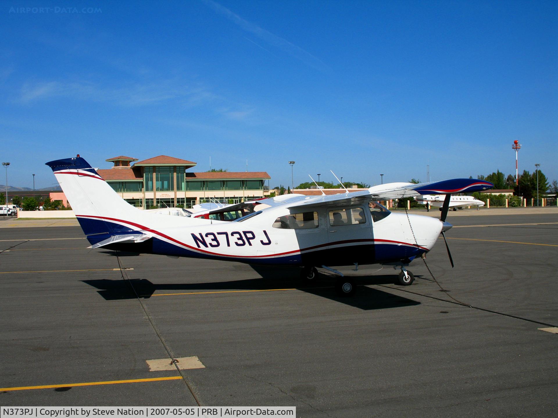 N373PJ, 1978 Cessna T210M Turbo Centurion C/N 21062887, Rock Creek Corp. 1978 Cessna T210M visiting from Las Vegas @ Paso Robles, CA
