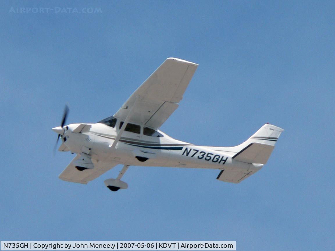N735GH, 1977 Cessna 182Q Skylane C/N 18265409, Note the canards on this C182