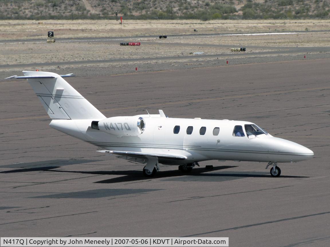 N417Q, 2000 Cessna 525 CitationJet CJ1 C/N 525-0385, Lunchtime visitor