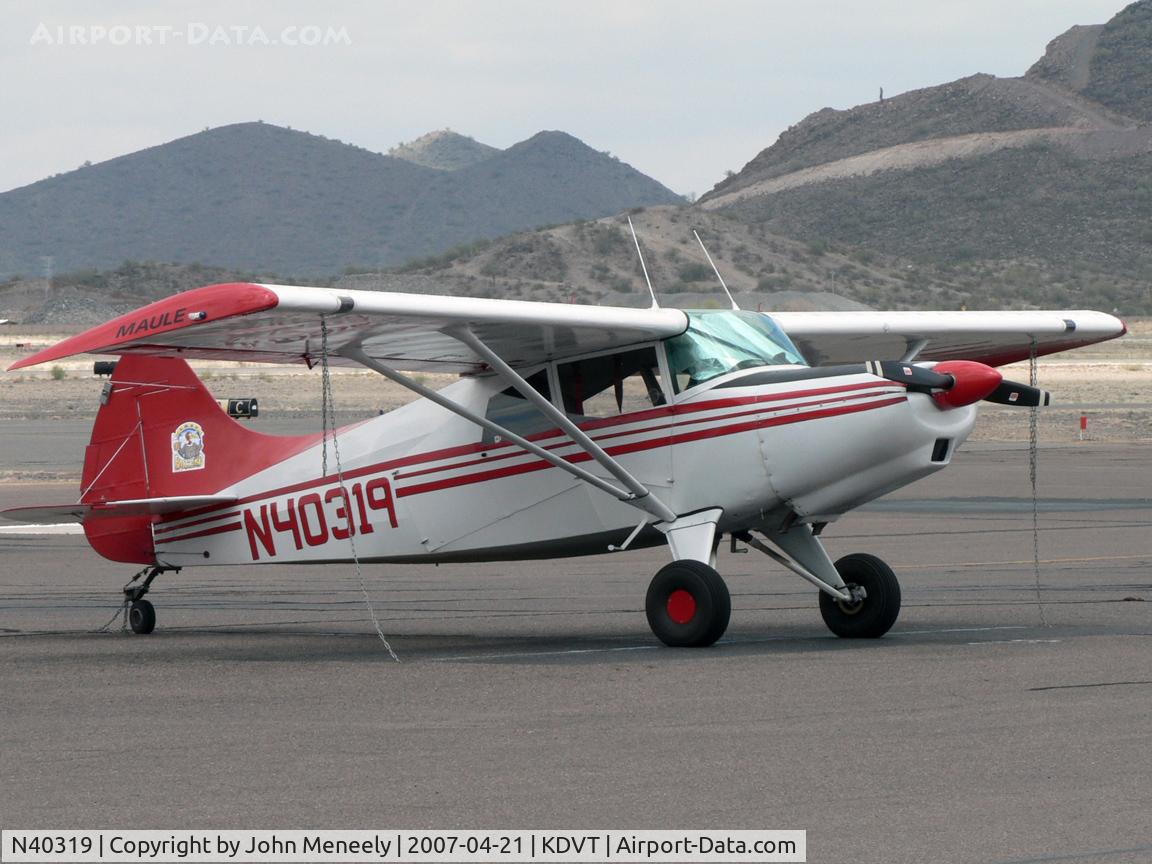 N40319, 1972 Maule M-4-220C Strata Rocket C/N 2094C, Lunchtime visitor at Deer Valley