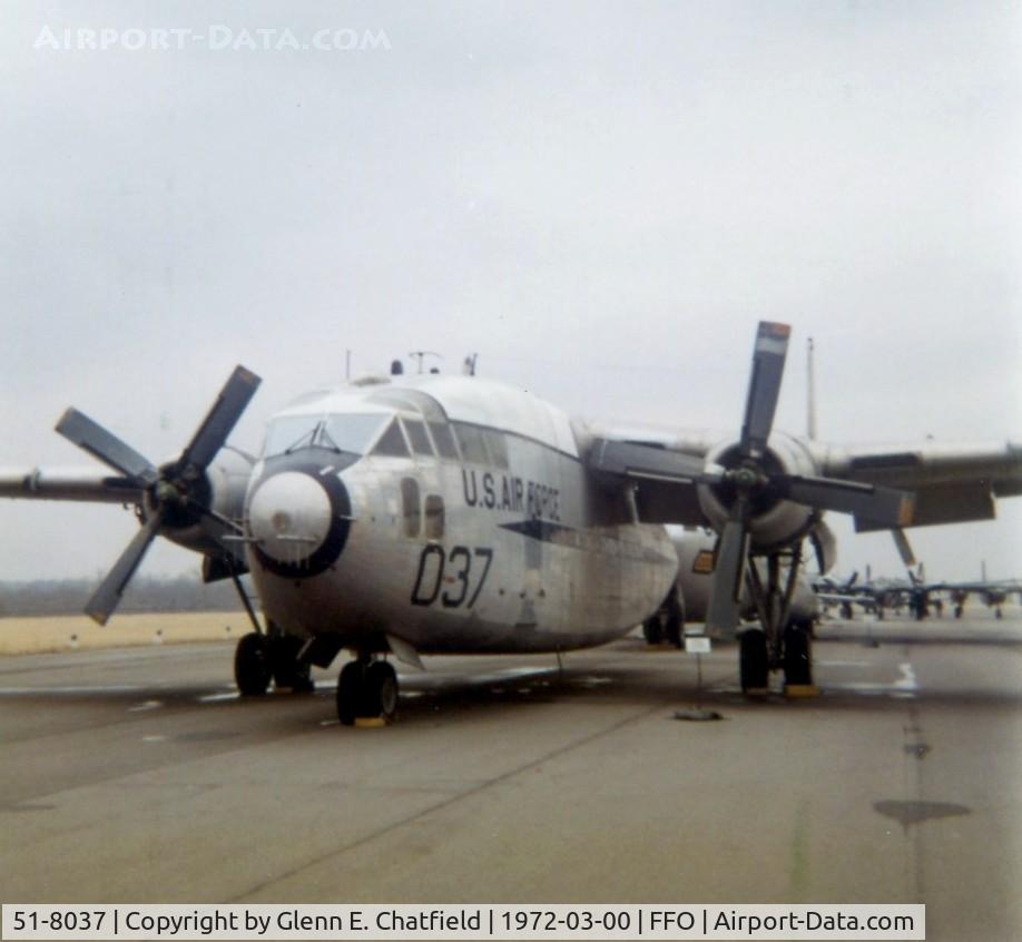 51-8037, 1951 Fairchild C-119J-FA Flying Boxcar C/N 10915, C-119J at the National Museum of the U.S. Air Force