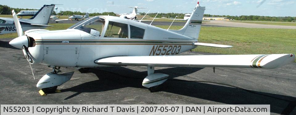 N55203, 1973 Piper PA-28-140 C/N 28-7325342, 1973 Piper PA-28-140 in Danville Va.