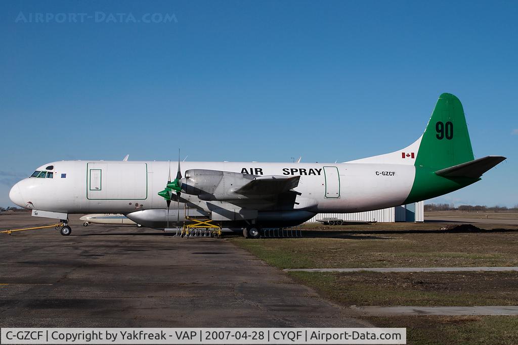 C-GZCF, 1960 Lockheed L-188C(F)  Electra C/N 1091, Air Spray Lockheed L188 Electra