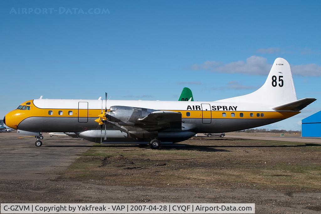 C-GZVM, 1959 Lockheed L-188A Electra C/N 1036, Air Spray Lockheed L188 Electra