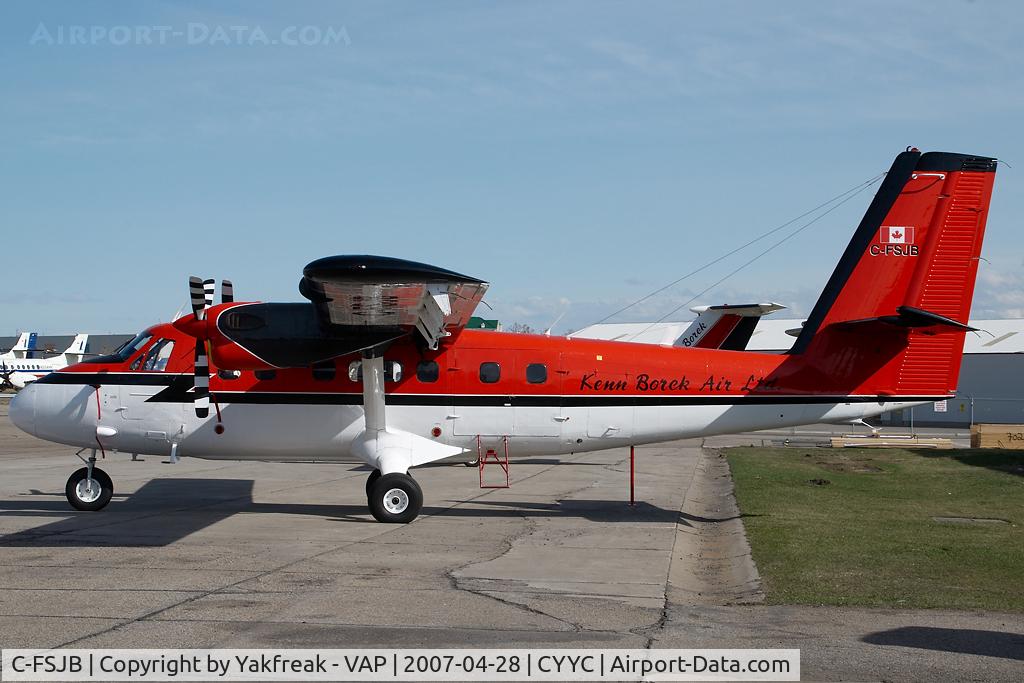 C-FSJB, 1973 De Havilland Canada DHC-6-300 Twin Otter C/N 377, Kenn Borek Air Dash6