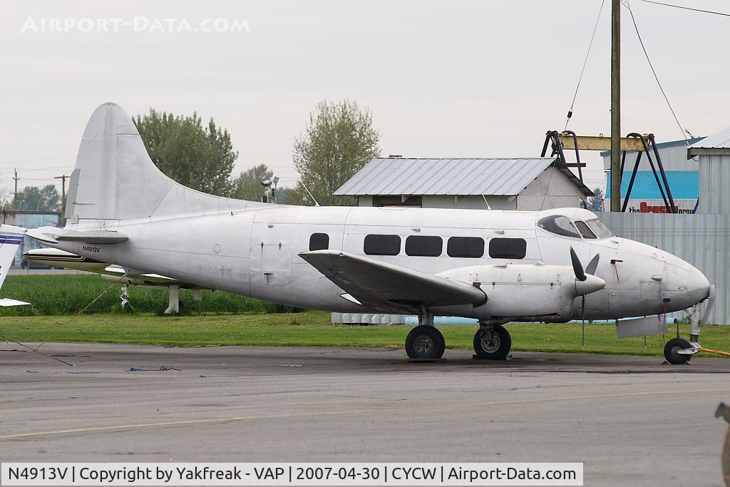 N4913V, 1954 De Havilland DH-104 Dove 5A C/N 04272, DH104 Dove