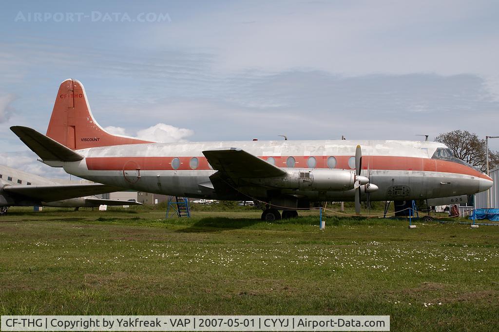 CF-THG, 1957 Vickers Viscount 757 C/N 224, ex Air Canada Vickers 700 Viscount