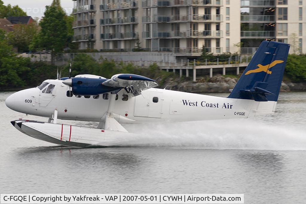 C-FGQE, 1967 De Havilland Canada DHC-6-100 Twin Otter C/N 40, West Coast Air Dash 6