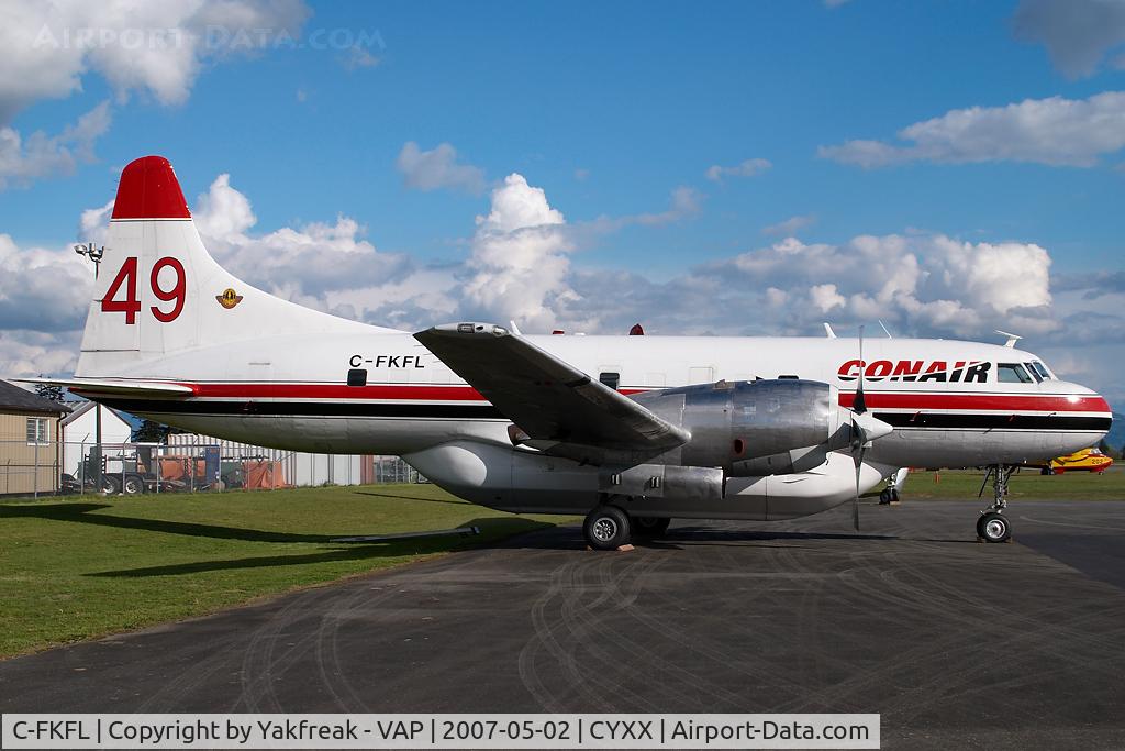 C-FKFL, 1957 Convair CV-580 C/N 465, Conair Convair 580